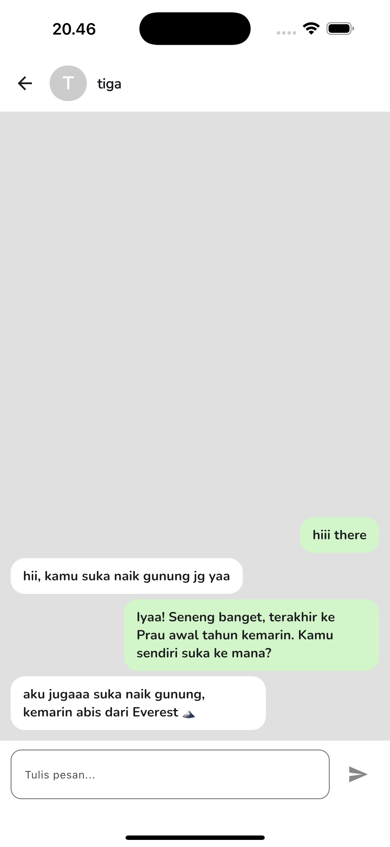 Pratinjau Aplikasi Nyambung - Komunitas