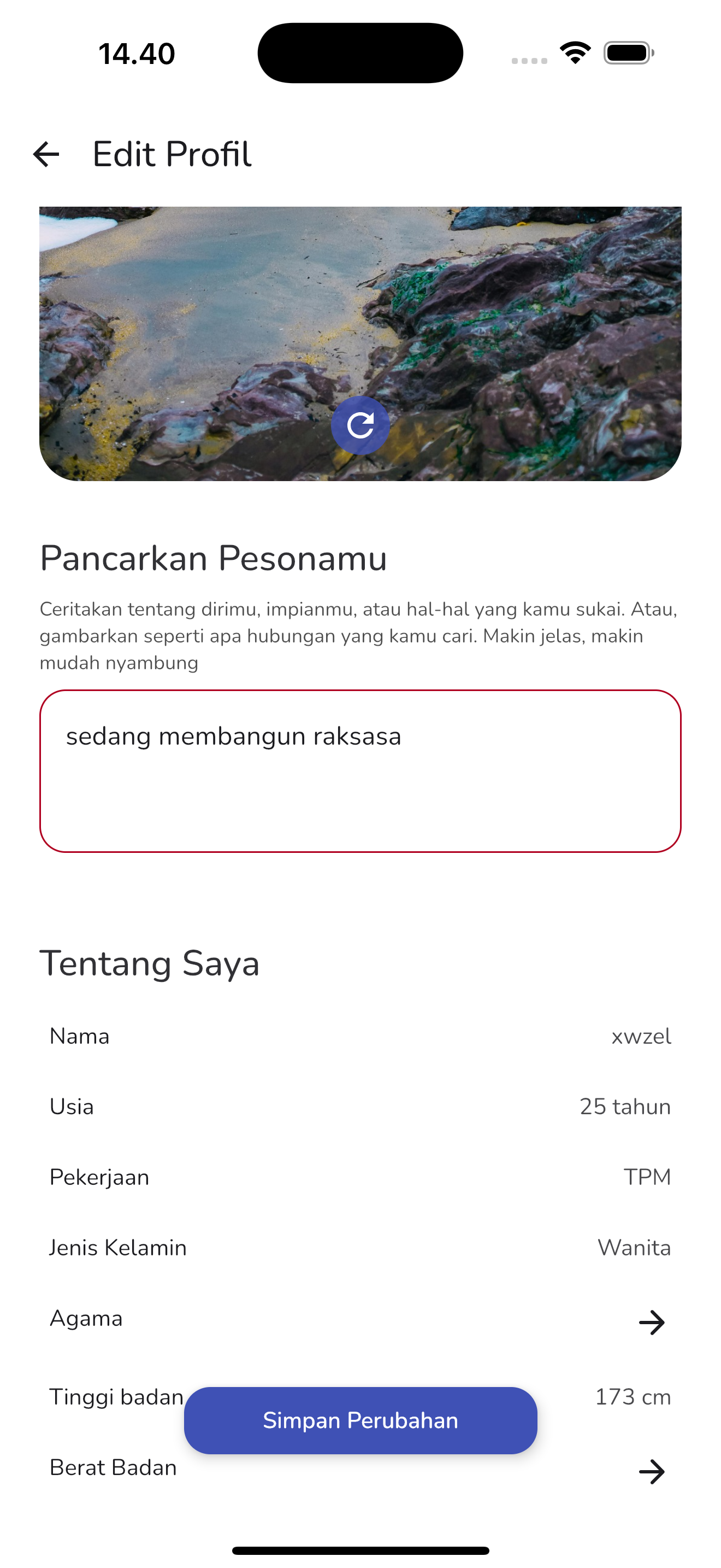 Pratinjau Aplikasi Nyambung - Komunitas